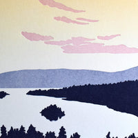 Emerald Bay Sunset Print