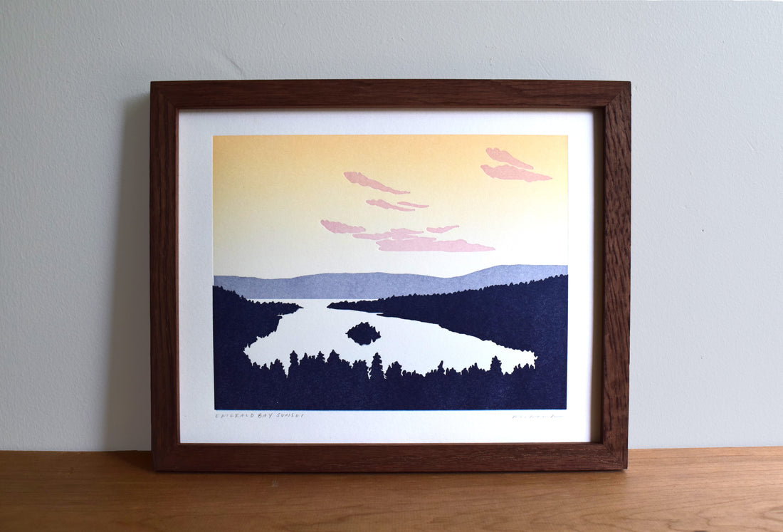Emerald Bay Sunset Print