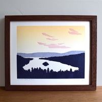 Emerald Bay Sunset Print