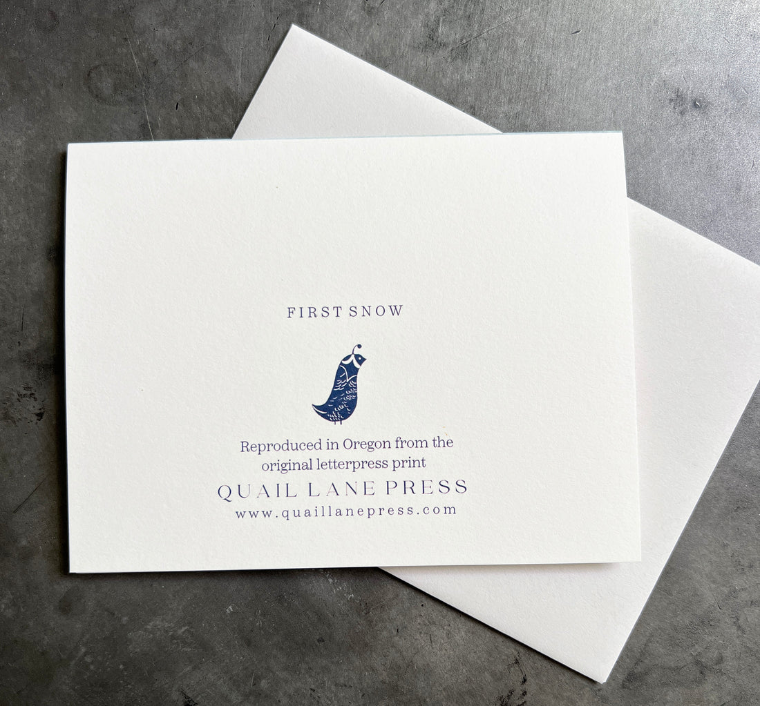First Snow Card