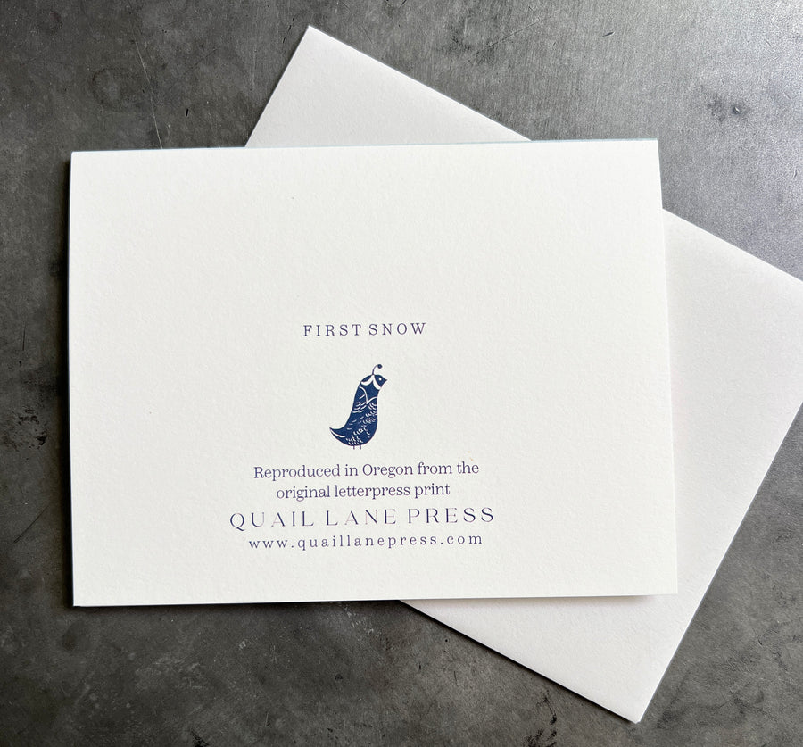 First Snow Card