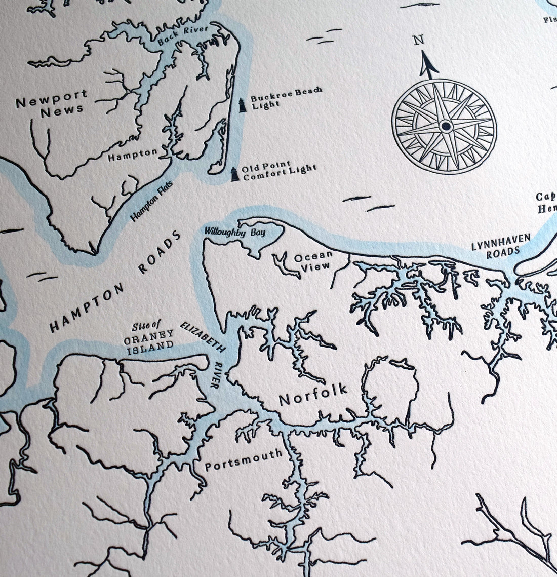 Hampton Roads, Virginia Map