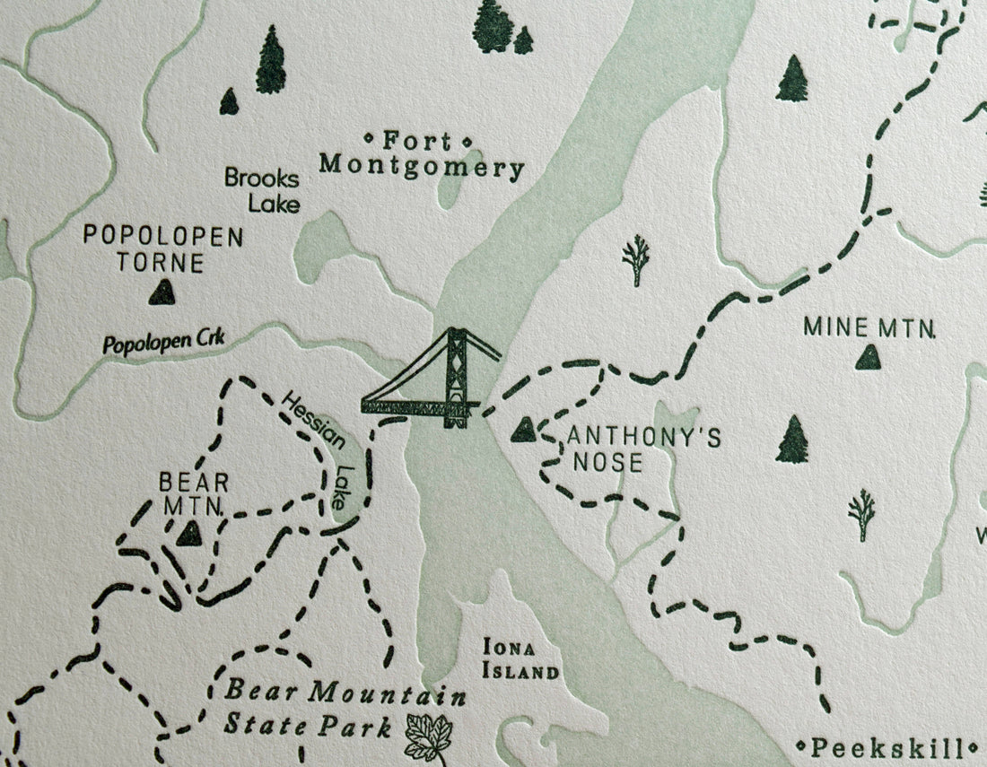 Hudson Highlands, New York Map