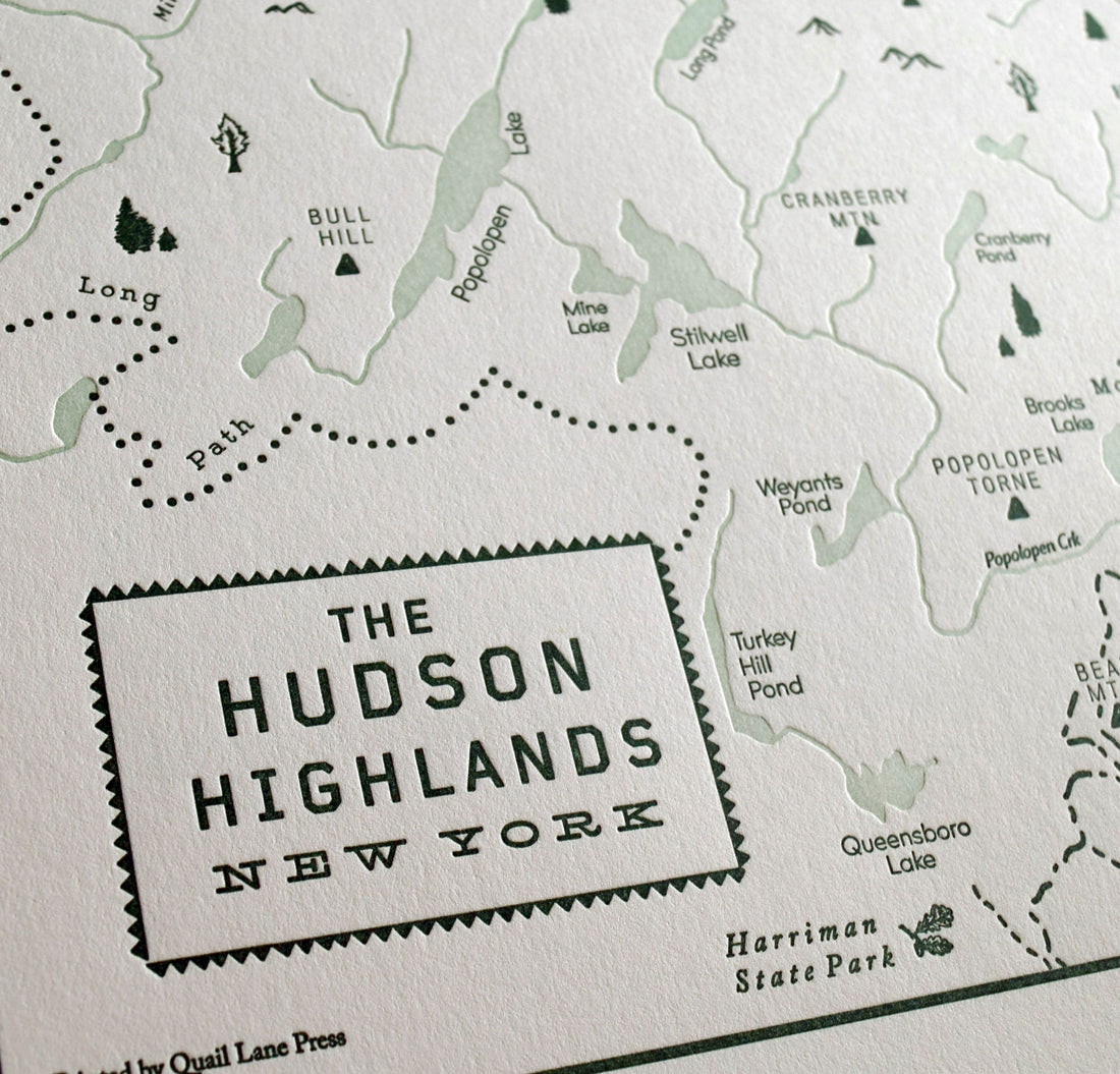 Hudson Highlands, New York Map