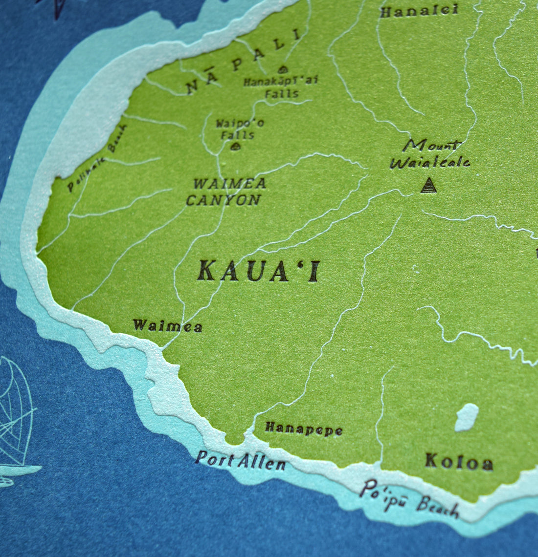 Kauai, Hawaii, Map