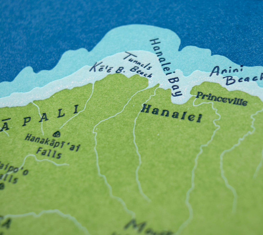 Kauai, Hawaii, Map