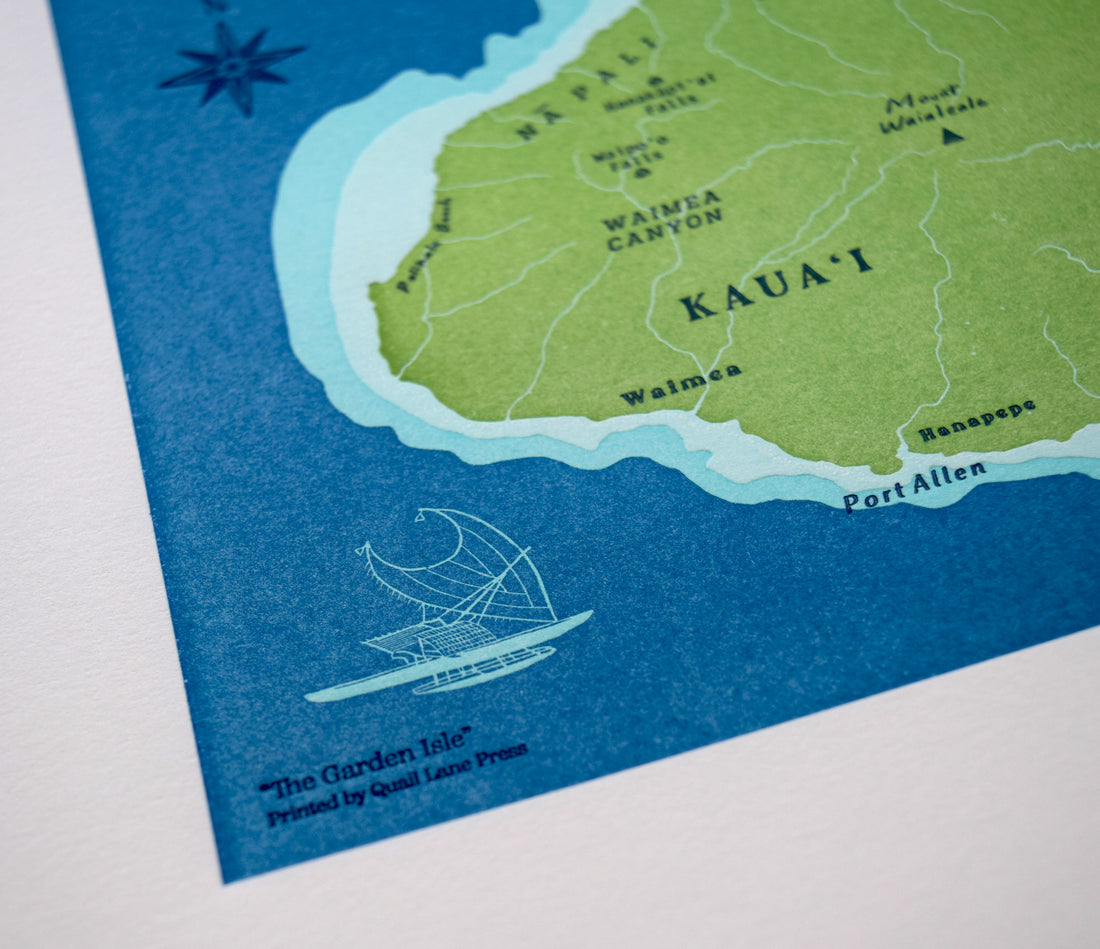Kauai, Hawaii, Map