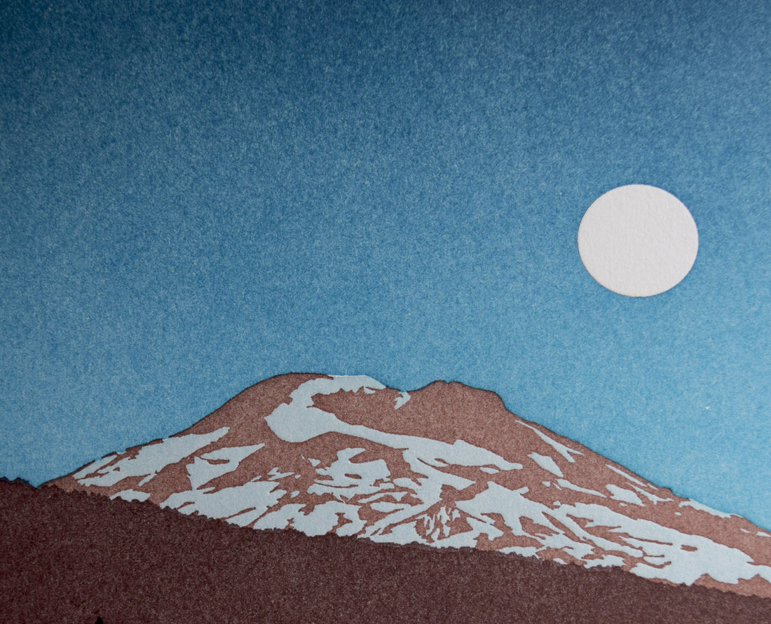 Moonrise, South Sister Print