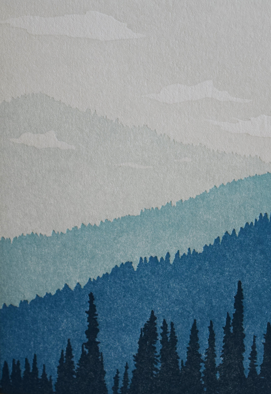 Mountain Skyline Card