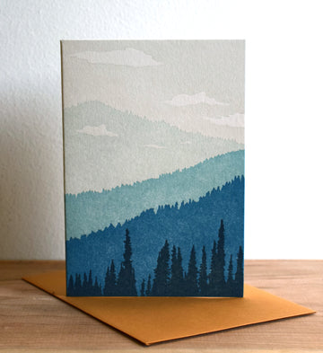 Mountain Skyline Card