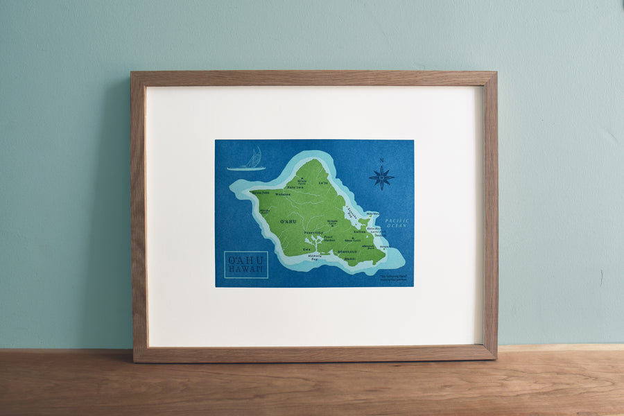 Oahu, Hawaii Map