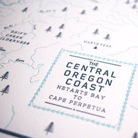 Central Oregon Coast Map