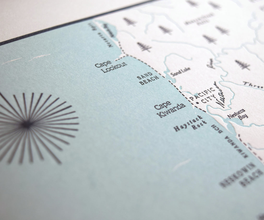 Central Oregon Coast Map