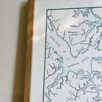Hampton Roads, Virginia Map