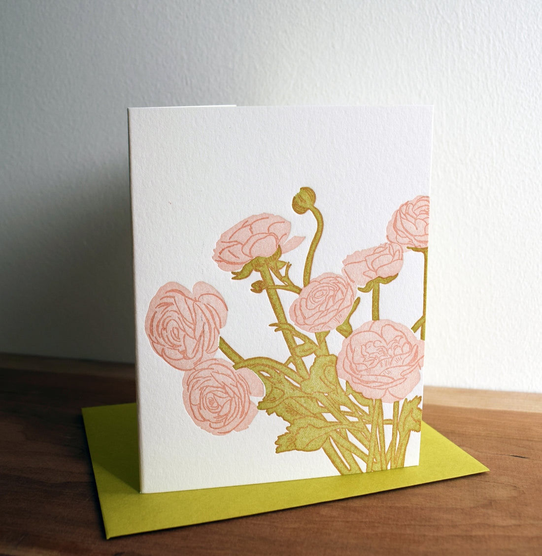 Ranunculus Flower Card