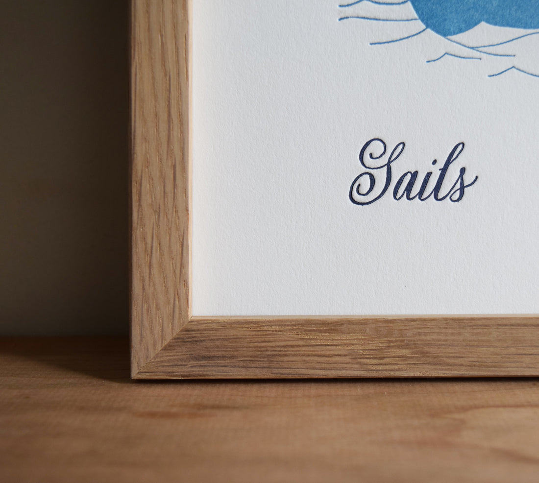 Clipper Ship Sail Chart