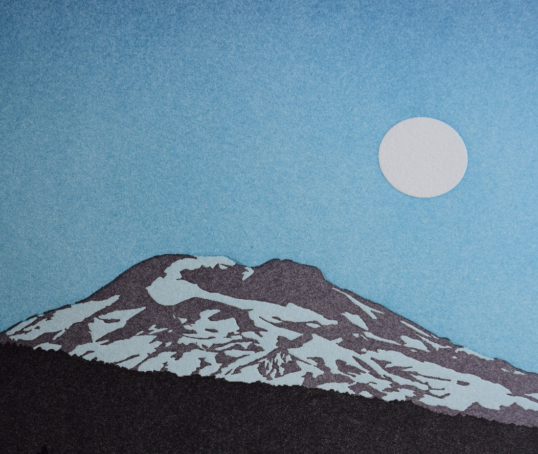 Moonrise, South Sister Oregon