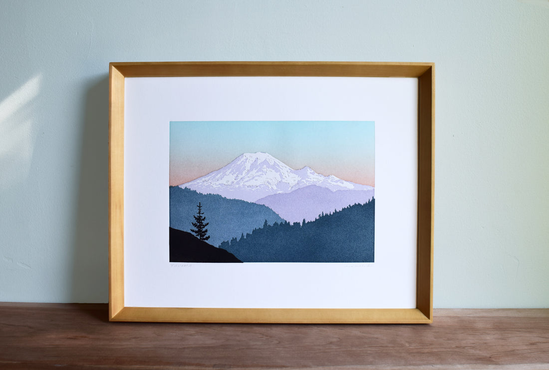 Tahoma, Mt Rainier Print