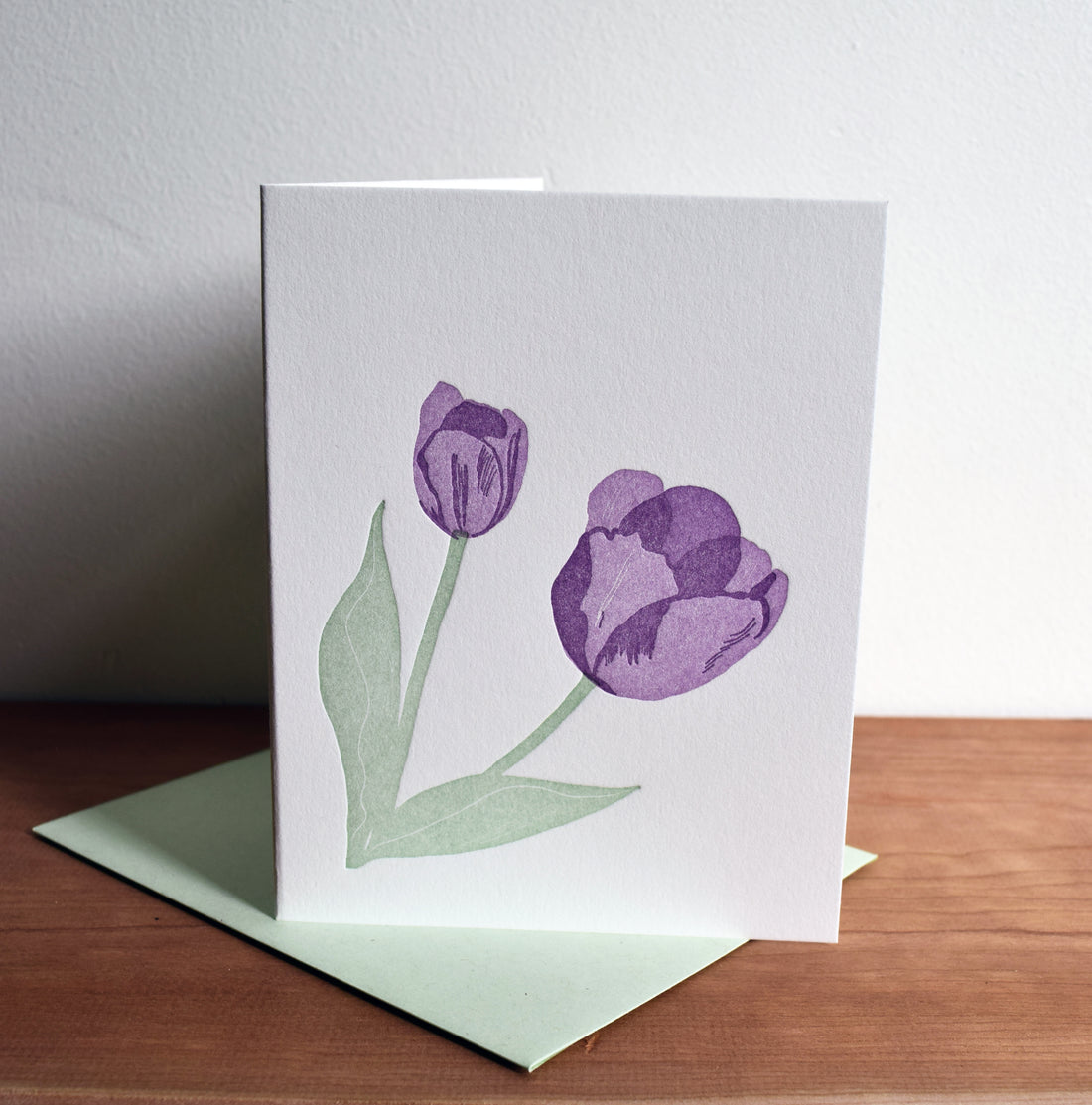 Tulips Card (Lavender)