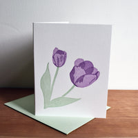 Tulips Card (Lavender)