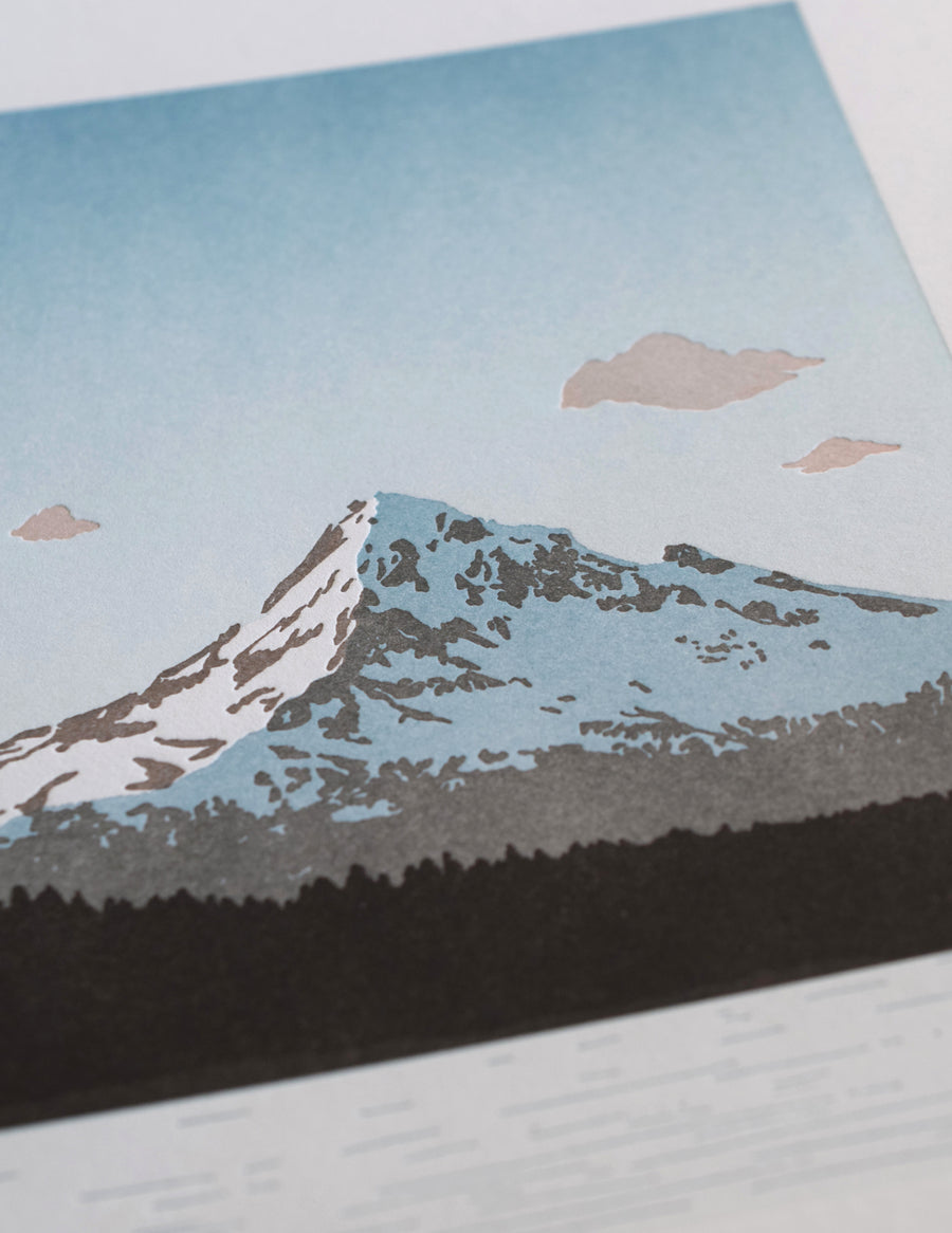 Wy'East (Mount Hood) from Lost Lake Print