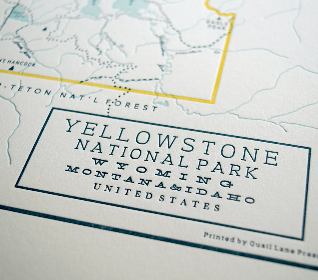 Yellowstone National Park Map