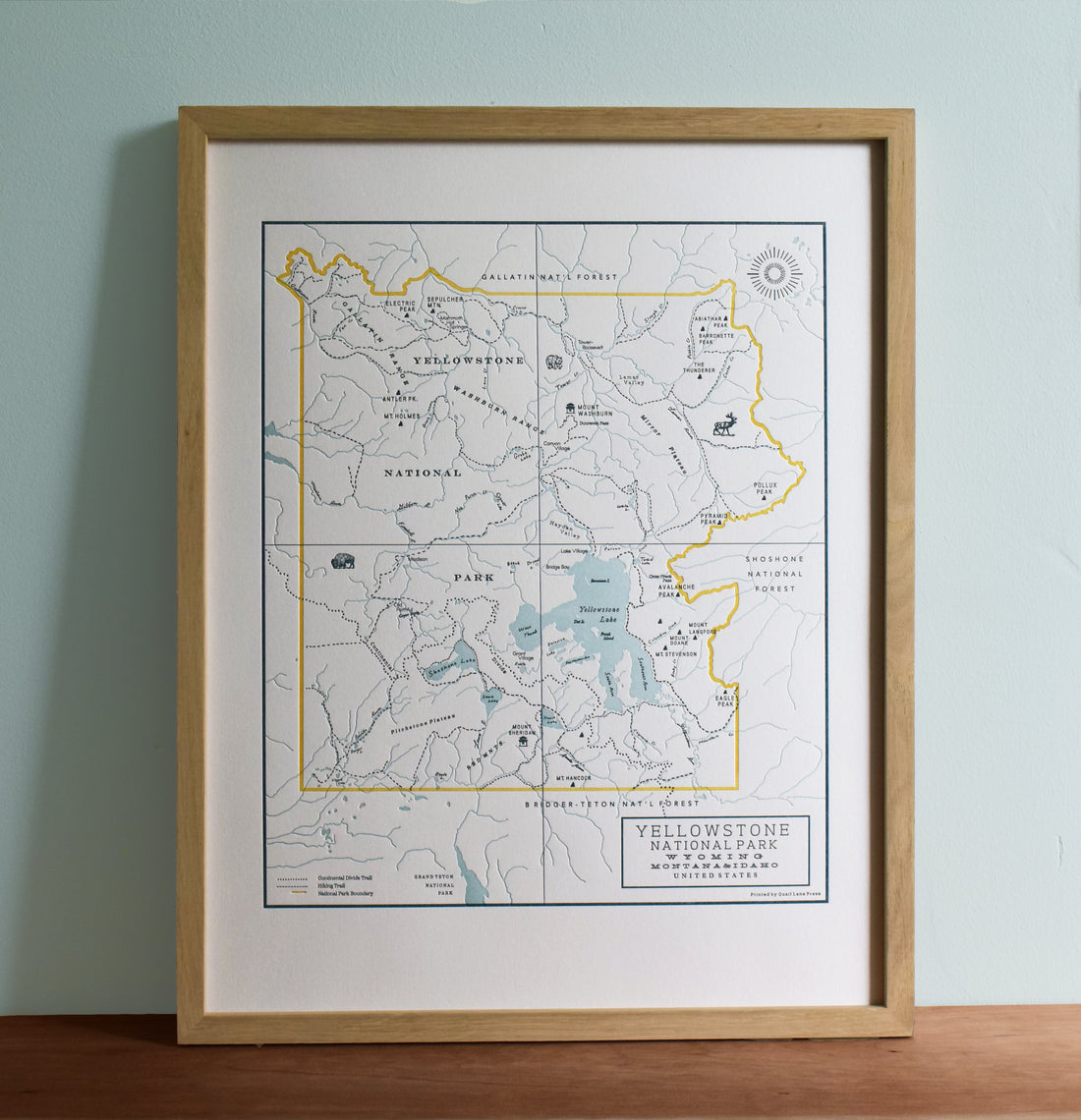 Yellowstone National Park Map