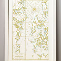 Framed Print letterpress wall art