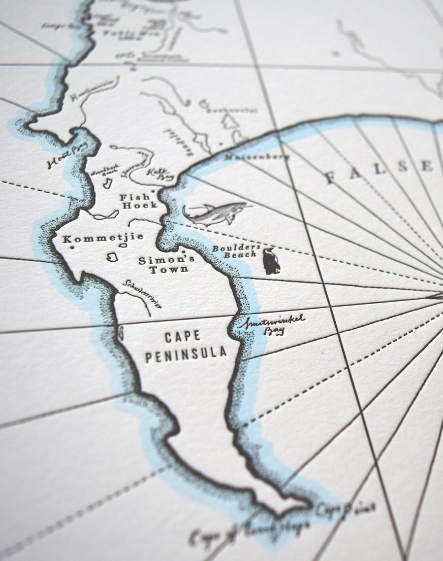 Cape Town, South Africa Map