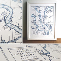 Map of Charleston Harbor South Carolina