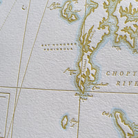 Detailed map of Chesapeake  Bay Maryland