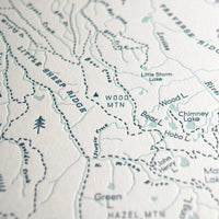 Eagle Cap Wilderness hiking map