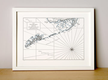 Framed art print Florida Keys