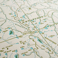 Pacific Crest Trail Wenatchee Mountains Map Closeup