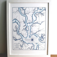 Charleston Harbor Map South Carolina 