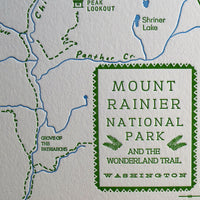 The wonderland trail Washington Mount Rainier National Park