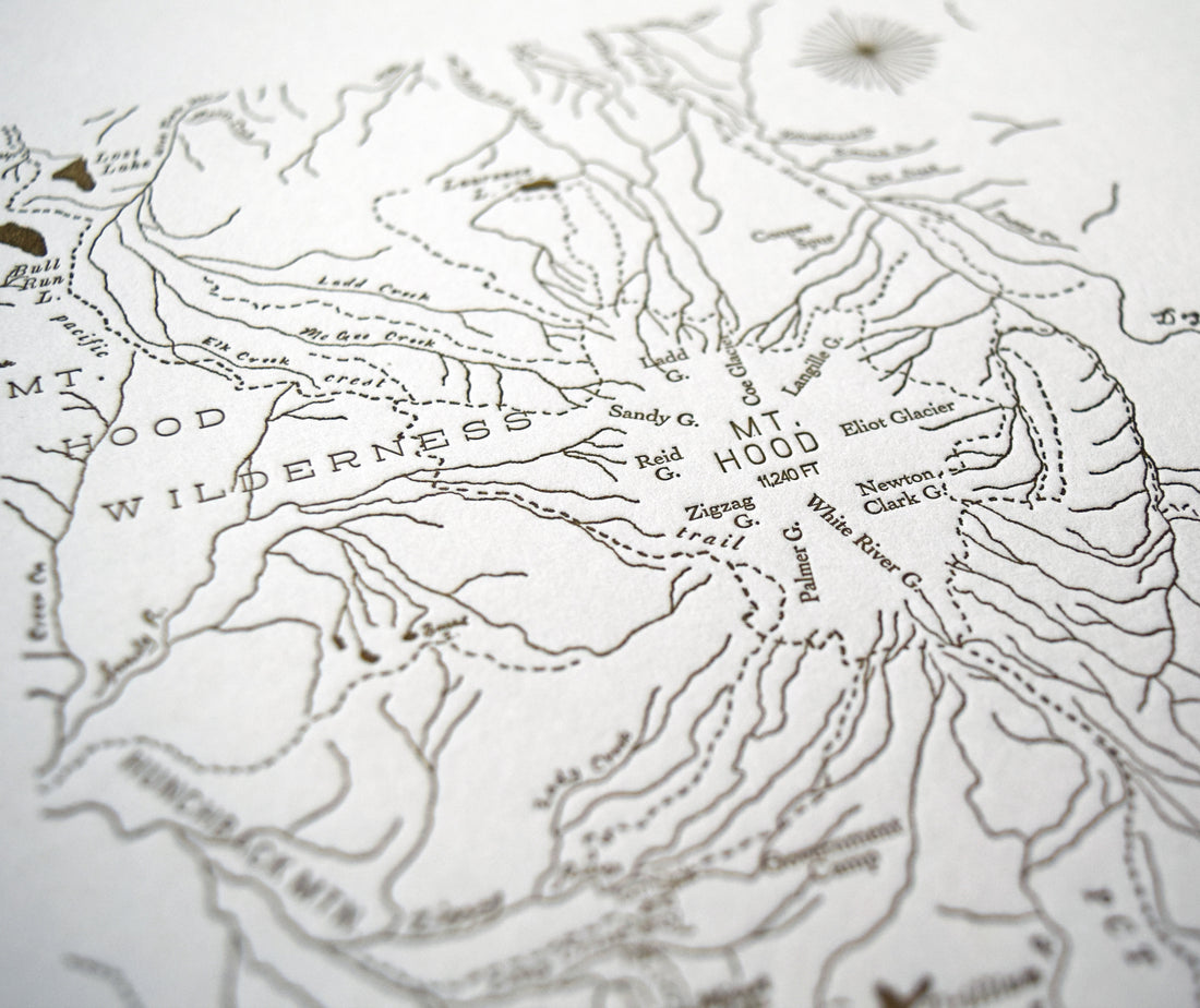 Map of Portugal Art Print Illustration North Central - Norway