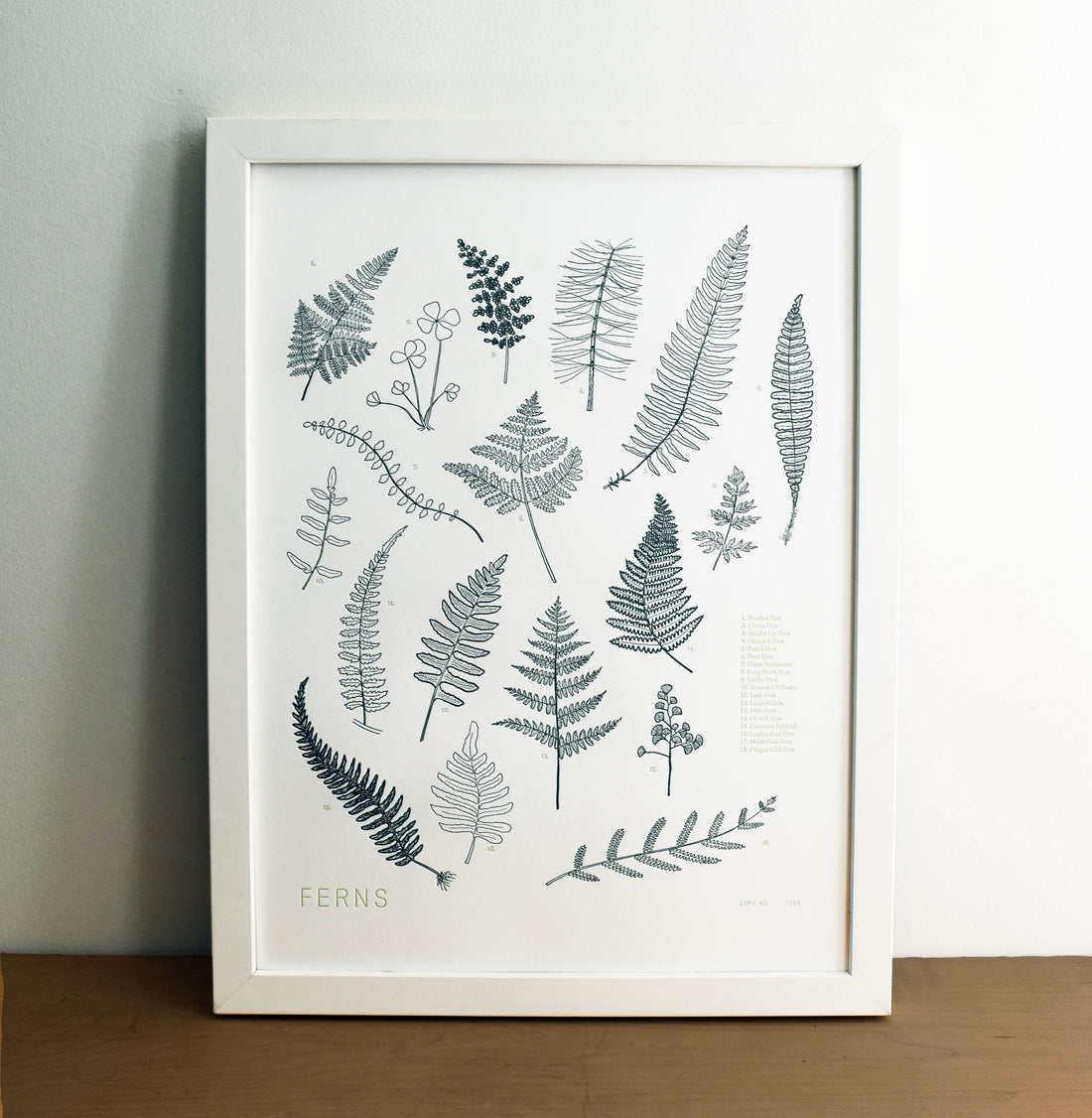 Pacific Northwest wall art fern print