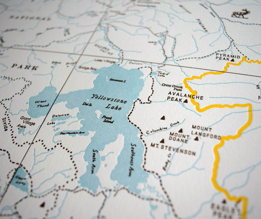 Yellowstone National Park Map