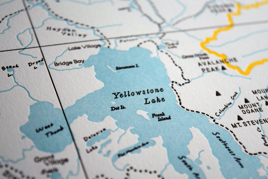 Yellowstone National Park Map