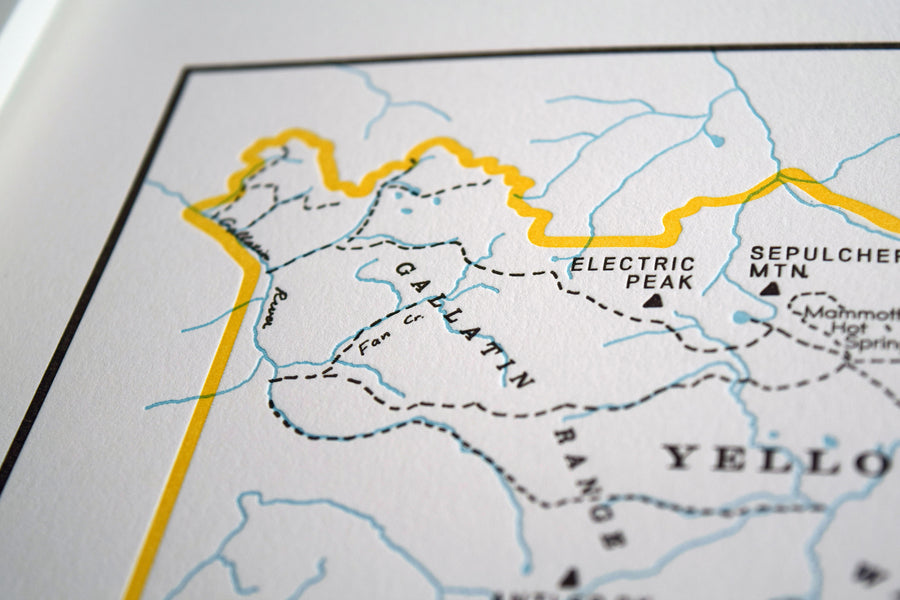 Yellowstone National Park Map