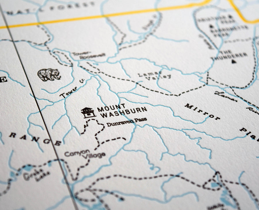 Yellowstone National Park Map