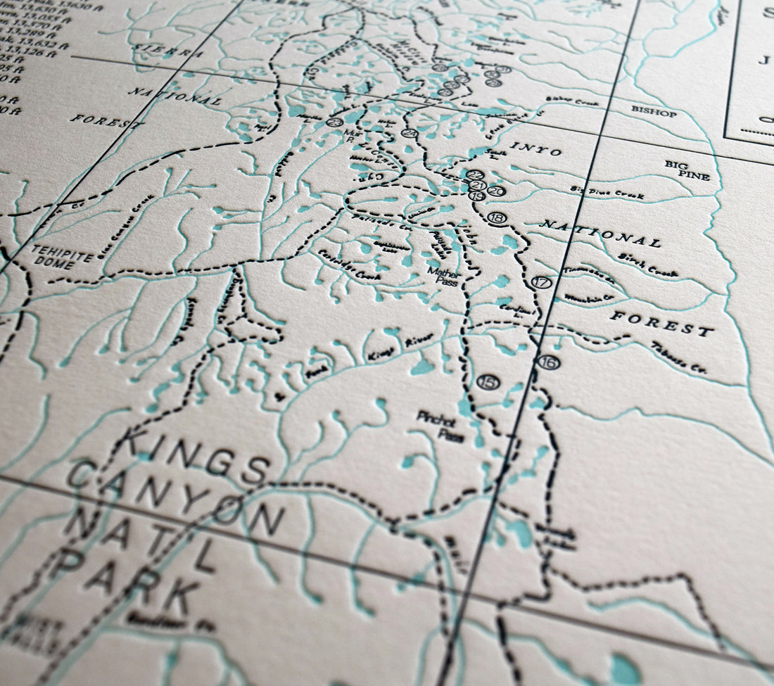 Yosemite and Kings Canyon Map