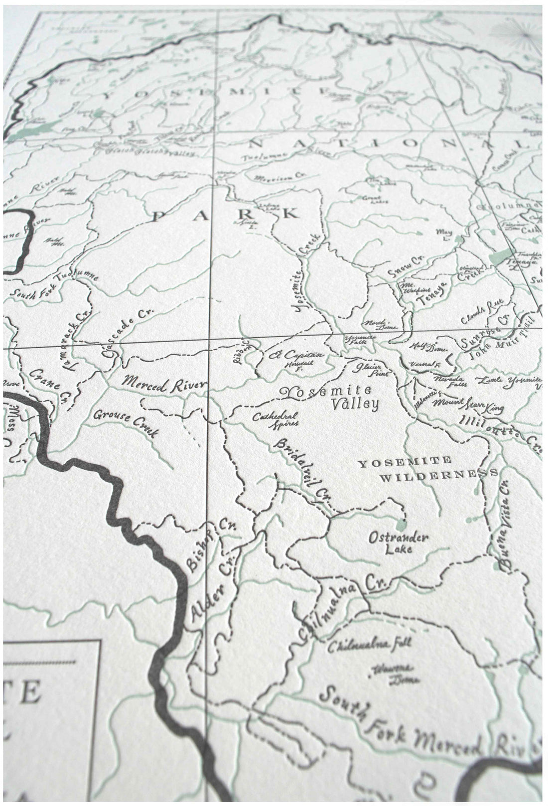 Yosemite National Park Map