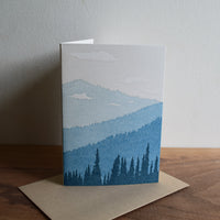 Mountain Skyline Card