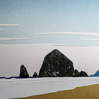 Haystack Rock, Cannon Beach, Oregon, Landscape Print