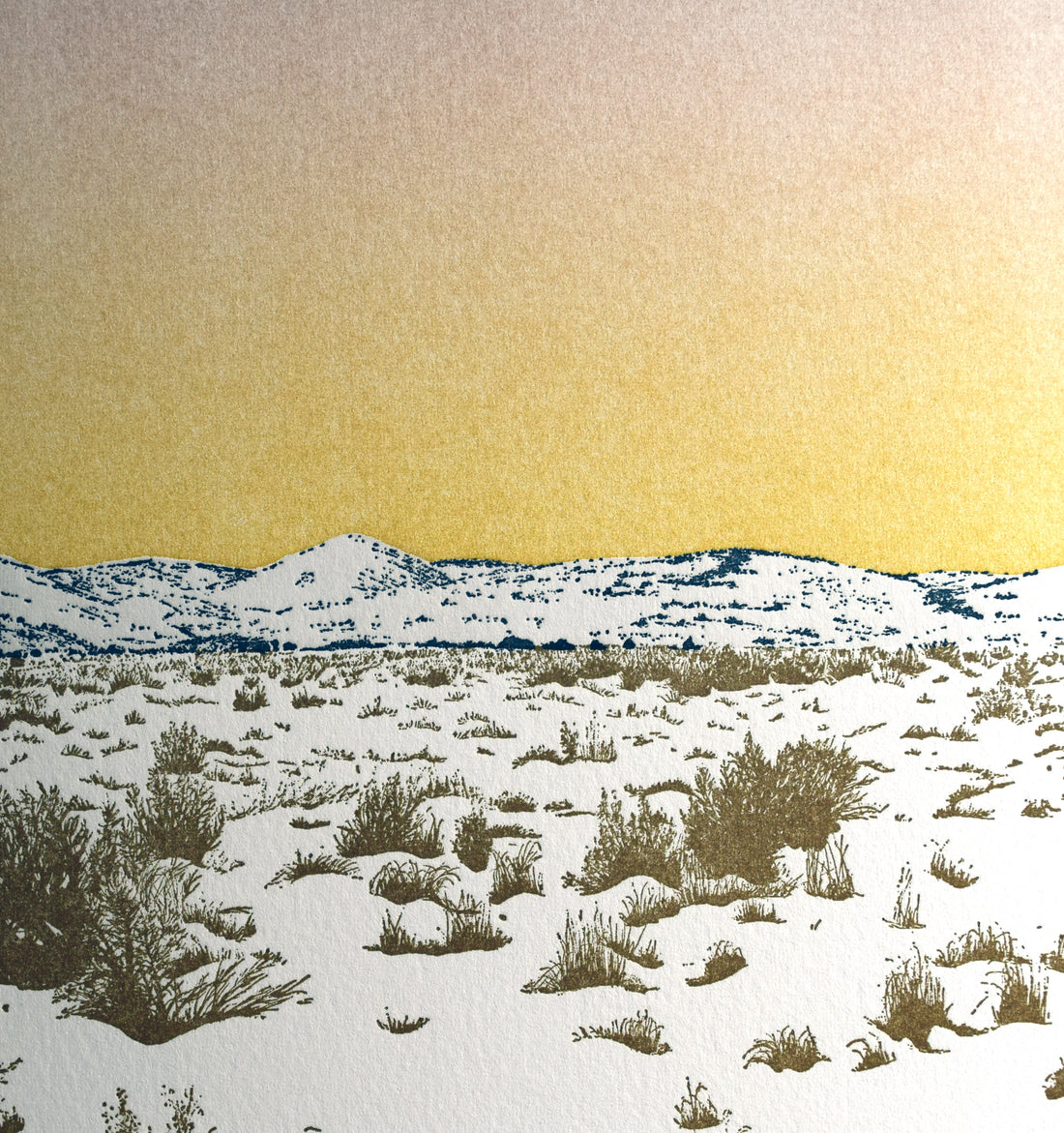 High Desert Winter Print