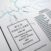 Wild Portland, the Columbia River Gorge and Mt Hood Map