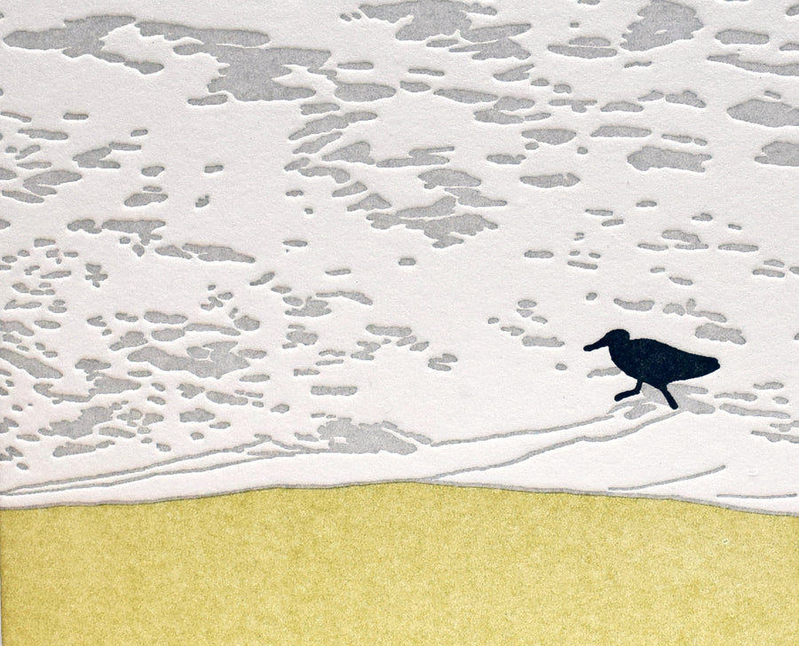 Seashore Sandpiper Card