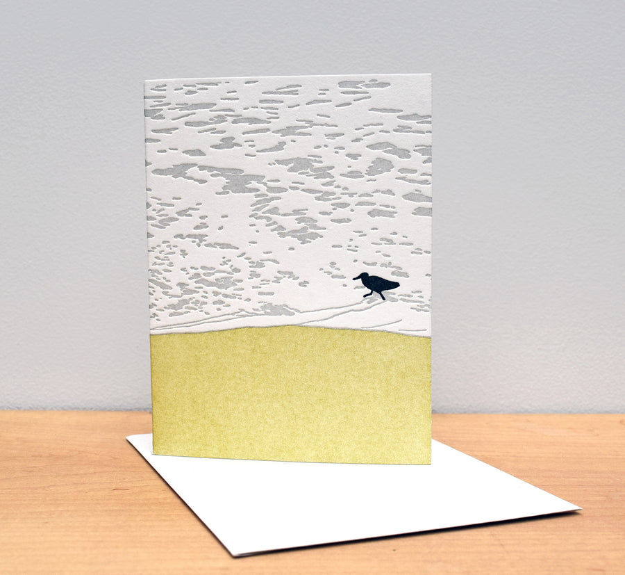 Seashore Sandpiper Card